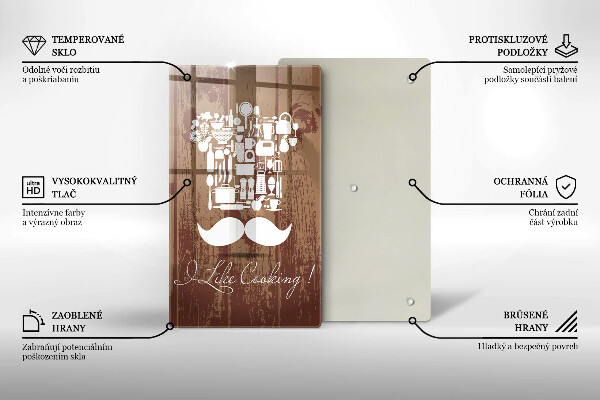 Deska kuchenna Napis I like cooking