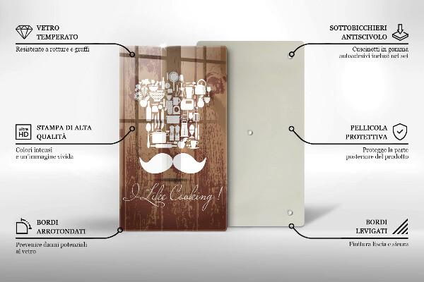 Deska kuchenna Napis I like cooking