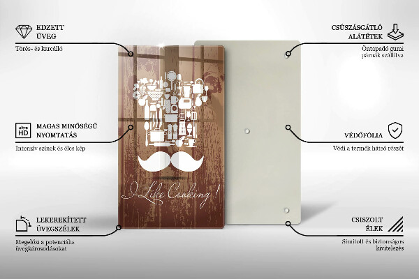 Deska kuchenna Napis I like cooking