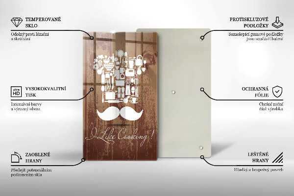 Deska kuchenna Napis I like cooking