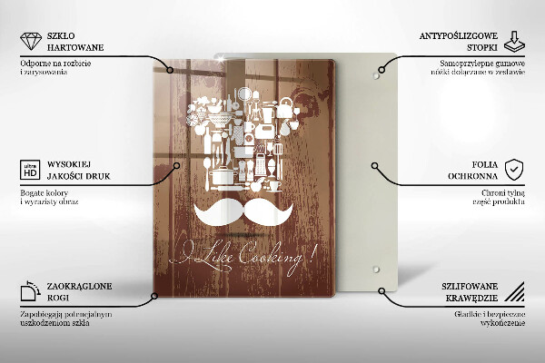 Deska kuchenna Napis I like cooking