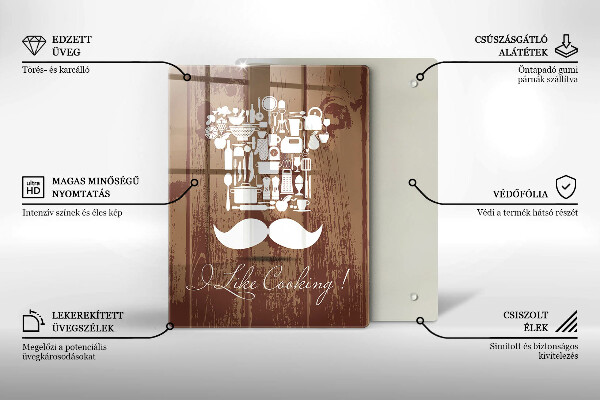 Deska kuchenna Napis I like cooking