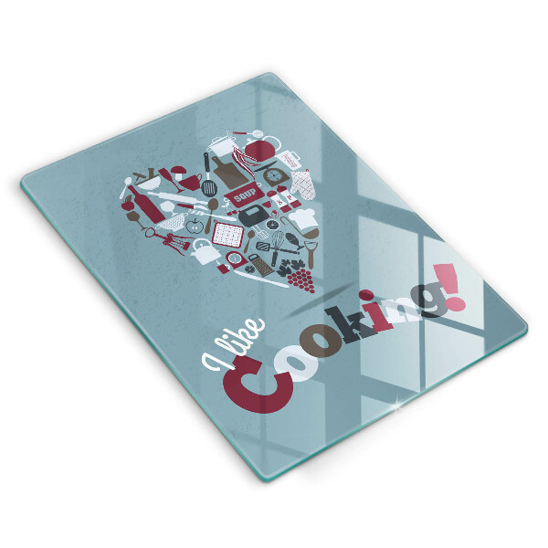 Deska kuchenna Napis I like cooking