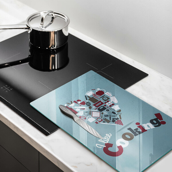 Deska kuchenna Napis I like cooking