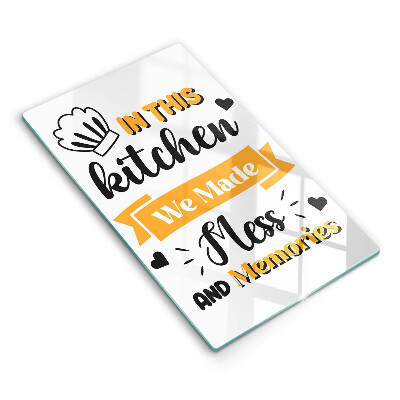 Deska kuchenna In this kitchen we made mess and memories