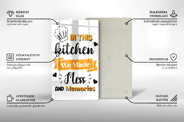 Deska kuchenna In this kitchen we made mess and memories