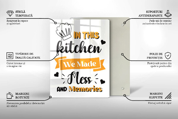 Deska kuchenna In this kitchen we made mess and memories