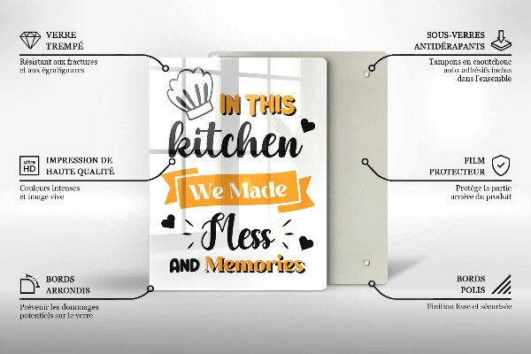 Deska kuchenna In this kitchen we made mess and memories