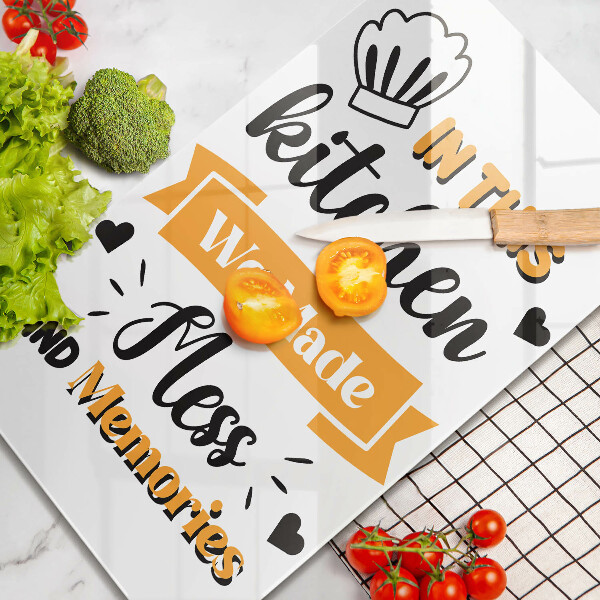 Deska kuchenna In this kitchen we made mess and memories