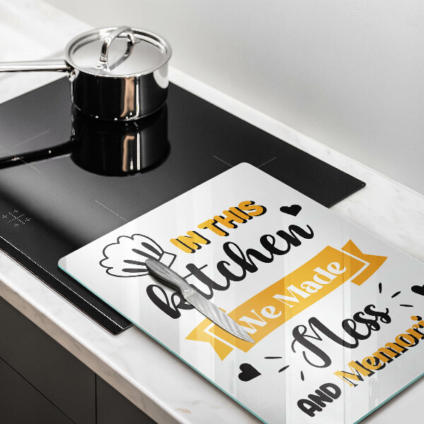 Deska kuchenna In this kitchen we made mess and memories