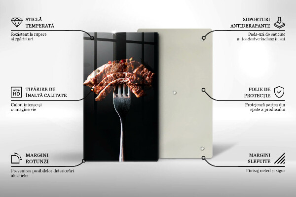 Deska kuchenna Mięso na widelcu
