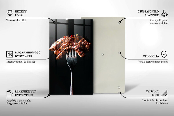 Deska kuchenna Mięso na widelcu