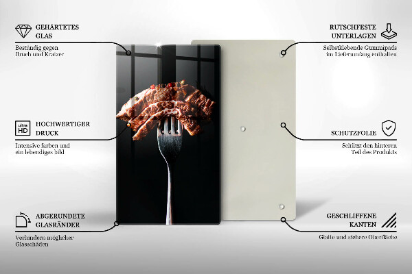 Deska kuchenna Mięso na widelcu