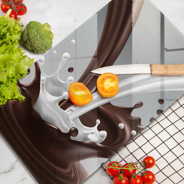 Deska kuchenna Mleko i czekolada