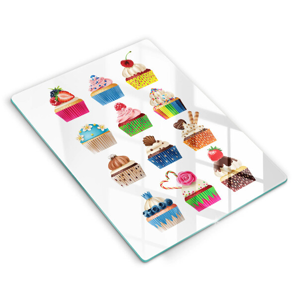 Deska kuchenna Ilustracja babeczki