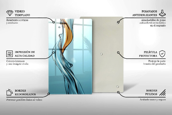 Deska kuchenna Strumień wody