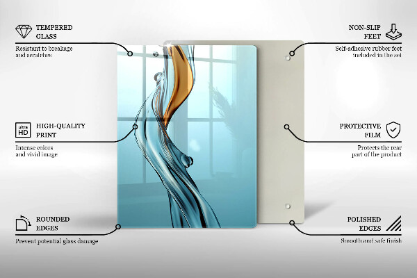Deska kuchenna Strumień wody