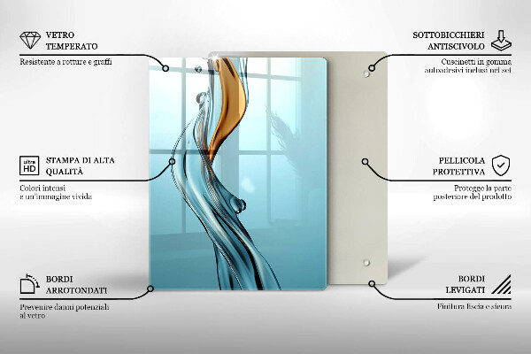 Deska kuchenna Strumień wody