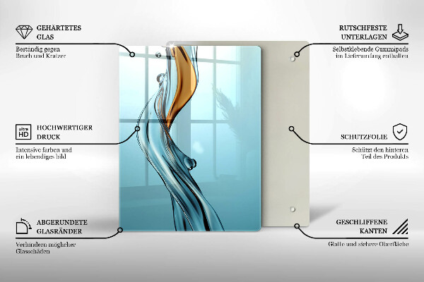 Deska kuchenna Strumień wody