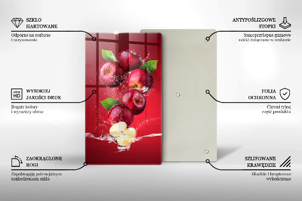 Deska kuchenna Soczyste jabłka w wodzie