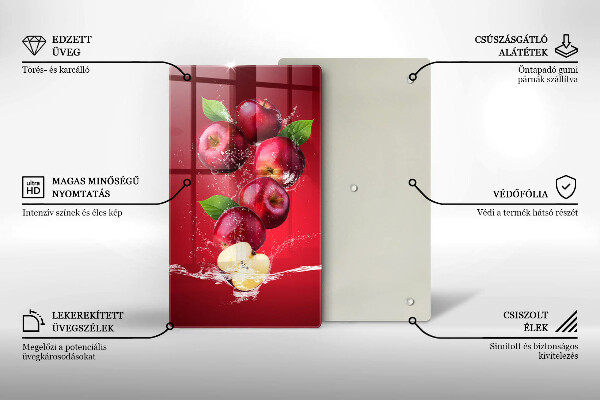 Deska kuchenna Soczyste jabłka w wodzie