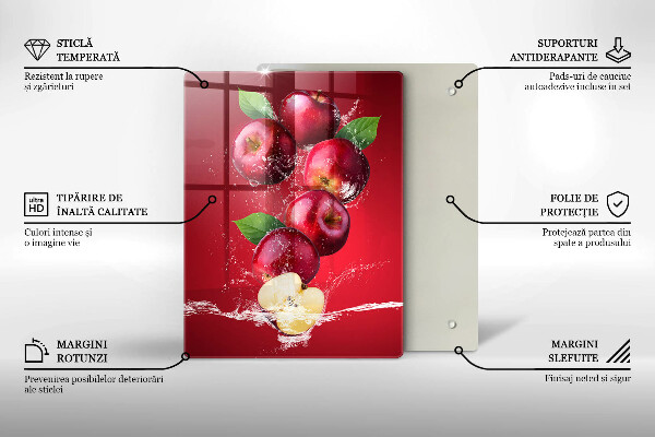 Deska kuchenna Soczyste jabłka w wodzie