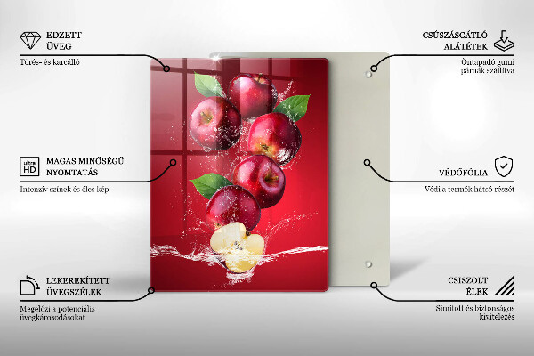 Deska kuchenna Soczyste jabłka w wodzie