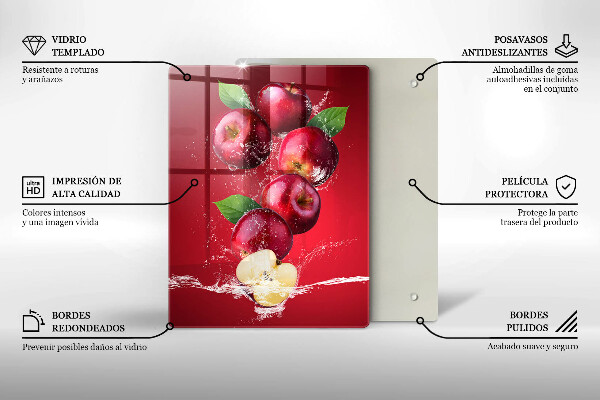 Deska kuchenna Soczyste jabłka w wodzie