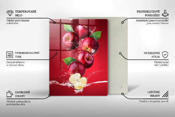 Deska kuchenna Soczyste jabłka w wodzie