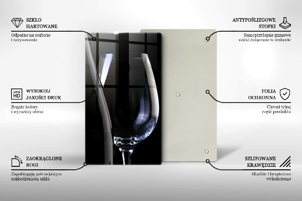 Deska kuchenna Kieliszek i butelka