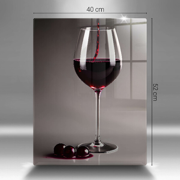 Deska kuchenna Kieliszek i winogrona