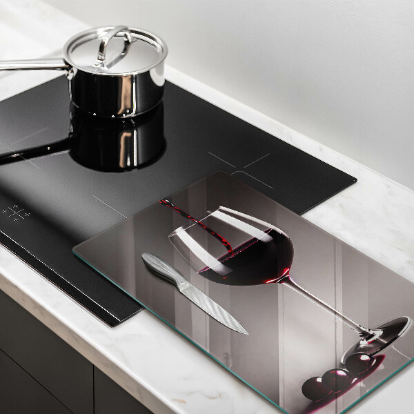 Deska kuchenna Kieliszek i winogrona