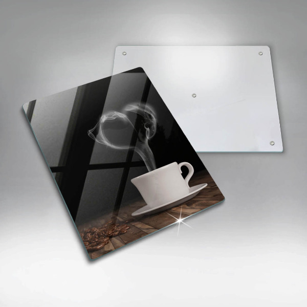 Deska kuchenna Kawa filiżanka serce