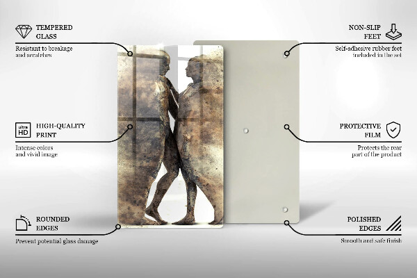 Deska kuchenna Ciała zakochanych ludzi