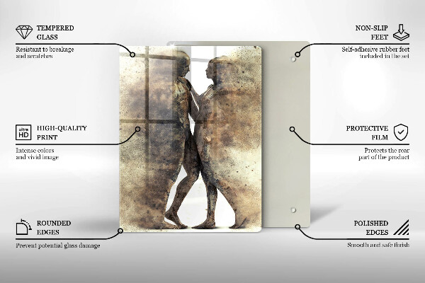 Deska kuchenna Ciała zakochanych ludzi