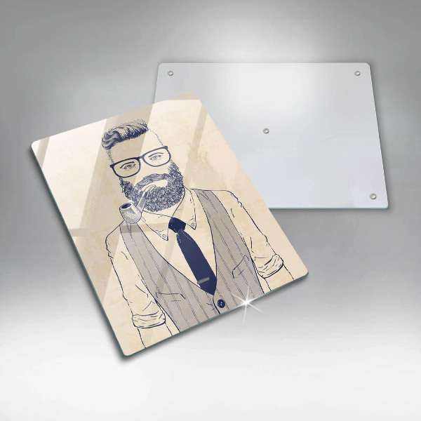 Deska kuchenna Mężczyzna hipster