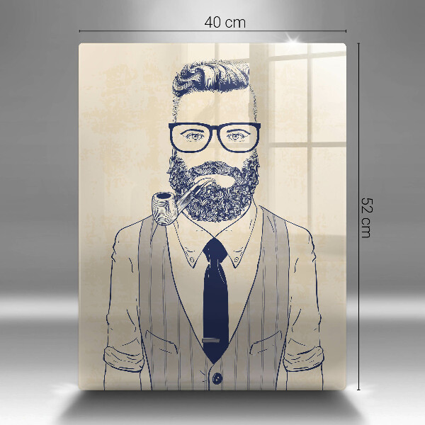 Deska kuchenna Mężczyzna hipster