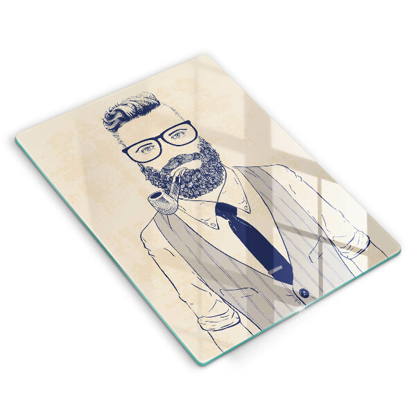 Deska kuchenna Mężczyzna hipster