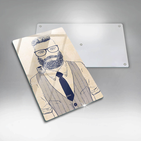 Deska kuchenna Mężczyzna hipster