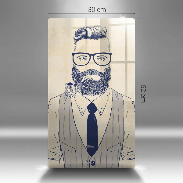 Deska kuchenna Mężczyzna hipster