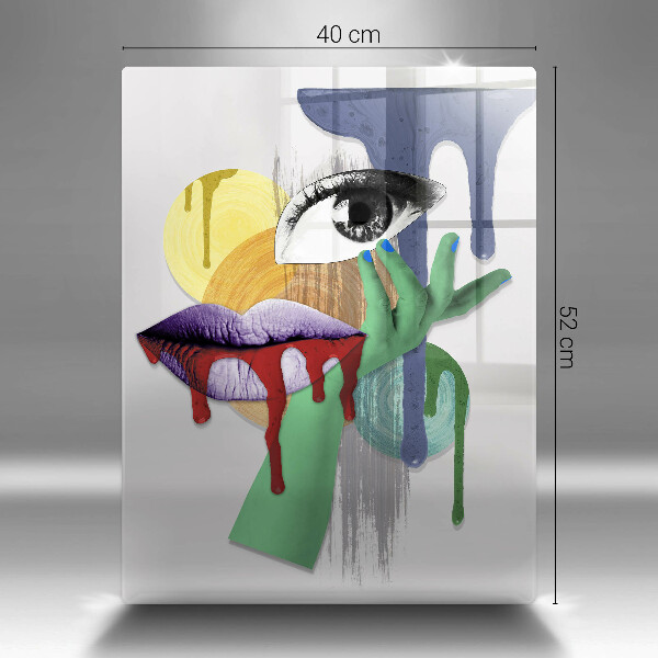 Deska kuchenna Sztuka abstrakcyjny kolaż