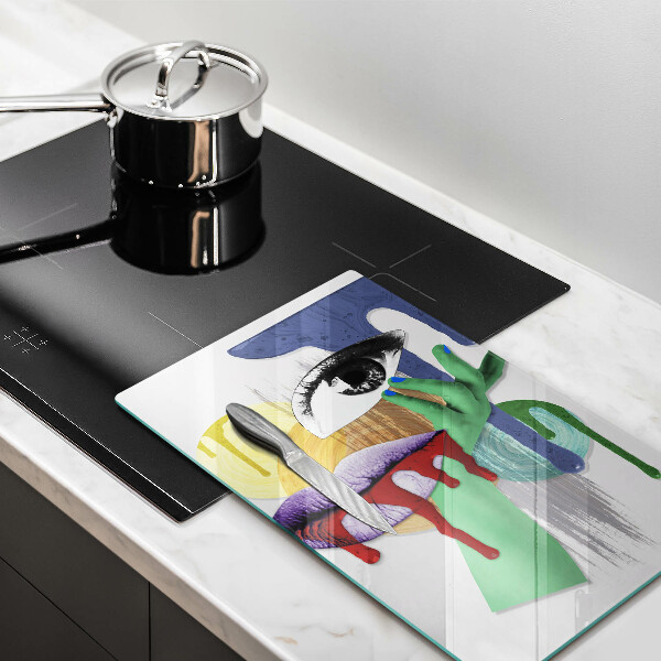 Deska kuchenna Sztuka abstrakcyjny kolaż