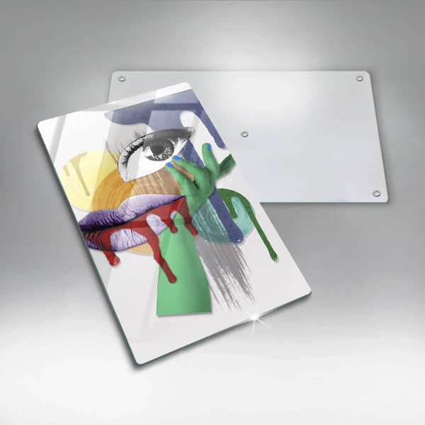 Deska kuchenna Sztuka abstrakcyjny kolaż