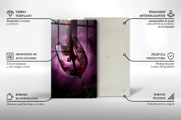 Deska kuchenna Kieliszek wina