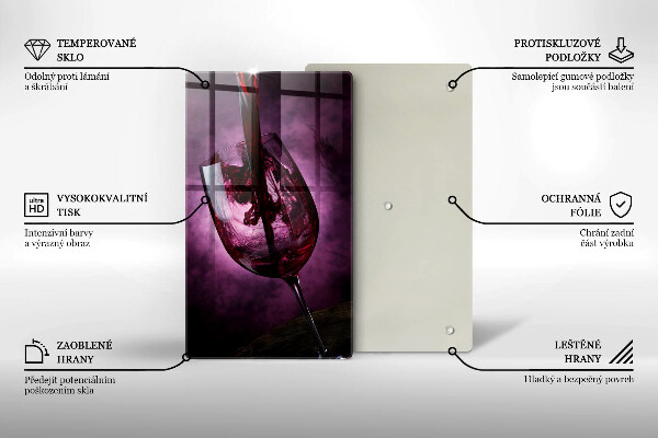 Deska kuchenna Kieliszek wina