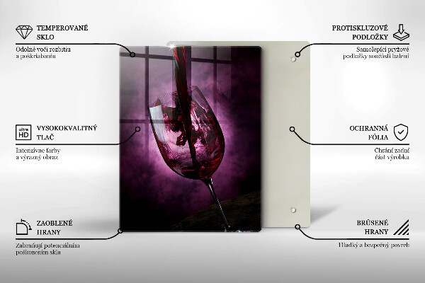 Deska kuchenna Kieliszek wina