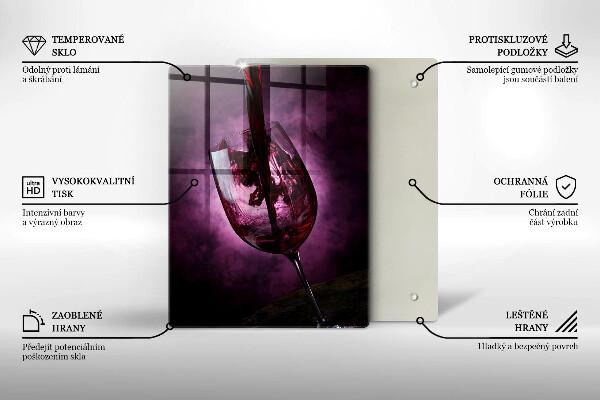 Deska kuchenna Kieliszek wina