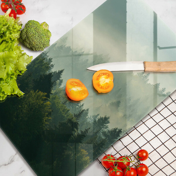 Deska kuchenna Pejzaż Widok na las