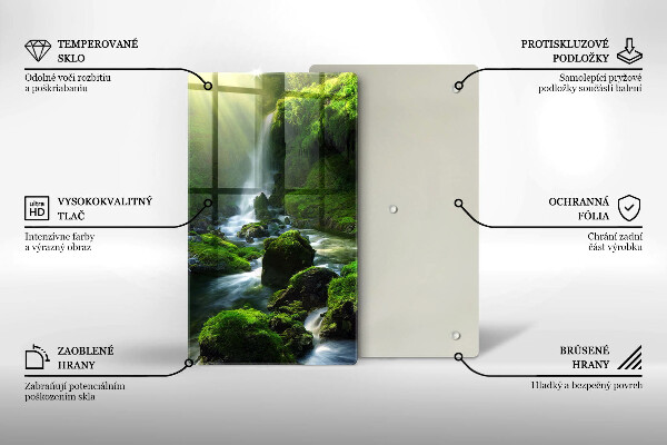 Deska kuchenna Wodospad w dżungli