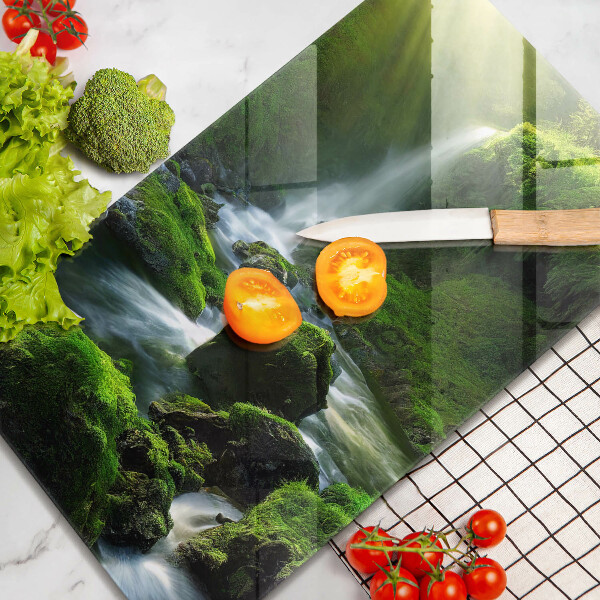 Deska kuchenna Wodospad w dżungli